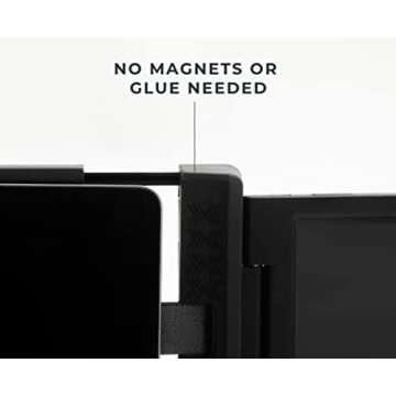 Xebec Tri-Screen 2 | 10.1" Portable Laptop Monitor | Full HD 1920x1200, Plug and Play, Compatible with Mac and PC, The Original Tri Screen for Laptops