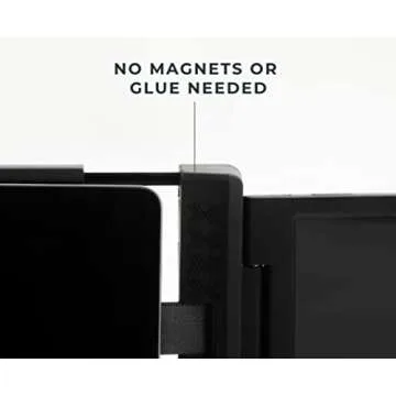 Xebec Tri-Screen 2 | 10.1" Portable Laptop Monitor | Full HD 1920x1200, Plug and Play, Compatible with Mac and PC, The Original Tri Screen for Laptops