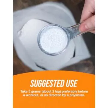 BulkSupplements.com Creatine Monohydrate Powder - Creatine Supplement, Micronized Creatine, Creatine Powder - Unflavored & Gluten Free, 5g (5000mg) per Servings, 250g (8.8 oz) (Pack of 1)