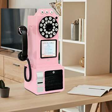 Antique Telephone Vintage Rotary Dial Home Decor