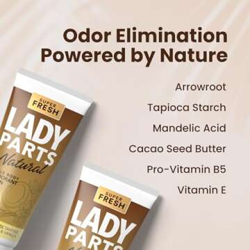 Lady Parts Natural Whole Body Deodorant Lotion for Women