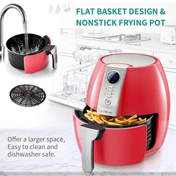 Ultrean Air Fryer – 4.2 Quart Oilless Cooker with LCD