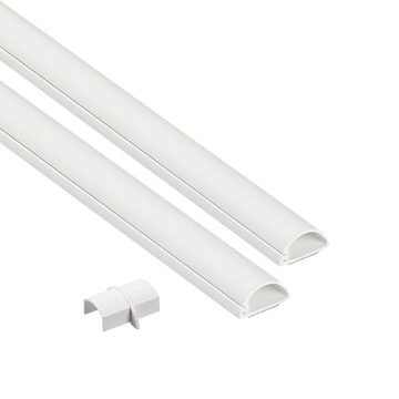 D-Line 31.4in TV Cord Hider - Cable Concealer with Hinged Design