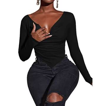 Stylish Asymmetrical Hem Crop Top for Women