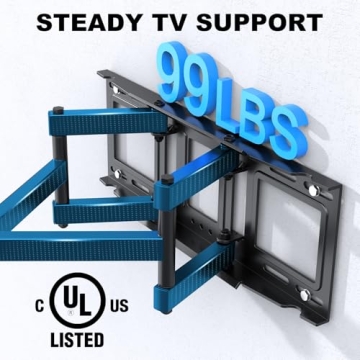 USX Star Full Motion TV Wall Mount for 32-70 Inch TVs