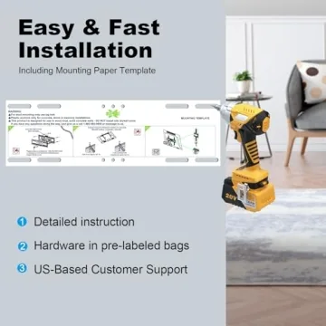 USX Star Full Motion TV Wall Mount for 32-70 Inch TVs