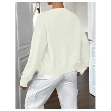 GORGLITTER Women's Button Up Knit Cardigan for 2024