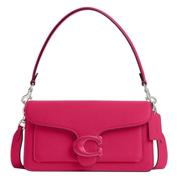 Coach Quilted Tabby Shoulder Bag 26 Dragonfruit for Women