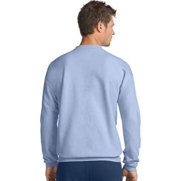 Hanes Ecosmart Crewneck Sweatshirt S Wow Pink