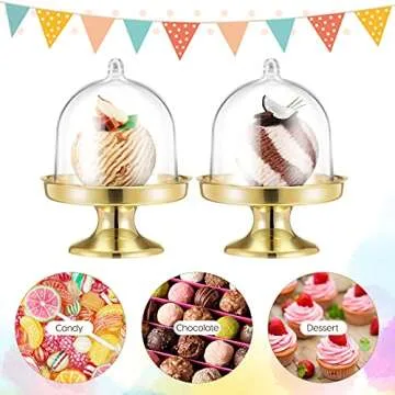 Elegant 12pcs Mini Cake Stand Set for Parties & Events