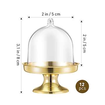 Elegant 12pcs Mini Cake Stand Set for Parties & Events