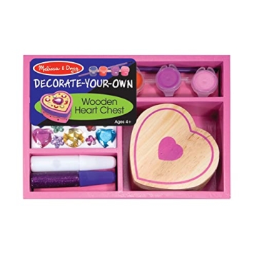 Melissa & Doug Decorate-Your-Own Heart Box Craft Kit