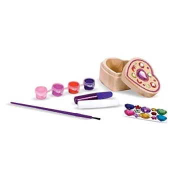 Melissa & Doug Decorate-Your-Own Heart Box Craft Kit