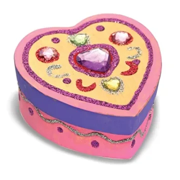 Melissa & Doug Decorate-Your-Own Heart Box Craft Kit