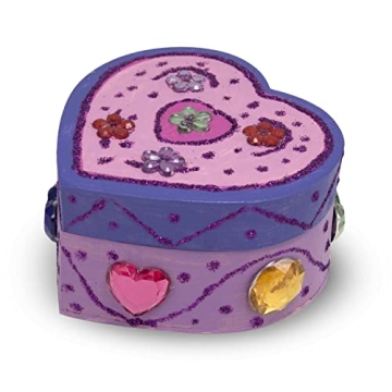 Melissa & Doug Decorate-Your-Own Heart Box Craft Kit