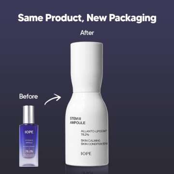 IOPE STEM III Face Serum - Anti-aging Facial Ampoule with Liposome & Niacinamide, Dermatologically T...