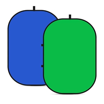 NEEWER Double Sided Green & Blue Backdrop, 2 in 1