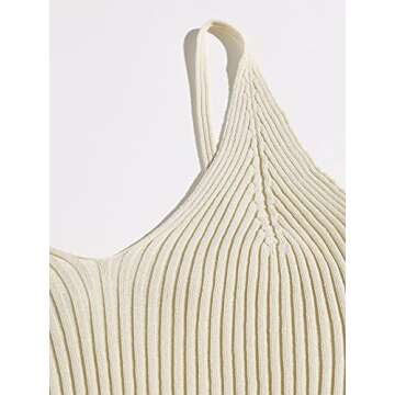 Stylish Women's V Neck Crop Cami Top for Summer