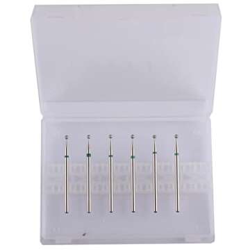 MZCMSL Cuticle Bit Set: 6 Diamond Nail Care Tools