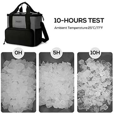 TOURIT Cooler Bag 24-Can Insulated Soft Cooler Lunch Coolers Portable Cooler Bag 14.6L for Picnic, B...