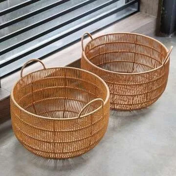 Durable GVVDLW Woven Storage Basket for Home Organization