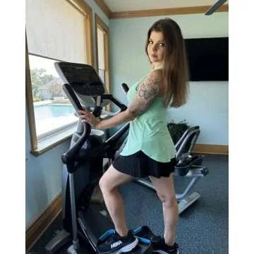 G4Free Sleeveless Workout Shirts Women Loose Athletic Long Tank Lightweight Gym Activewear Summer Yoga Pilates Tops (Mint,L)