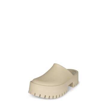 Jeffrey Campbell Womens Slip On Lugged Sole Clogs Ivory 9 Medium (B,M)