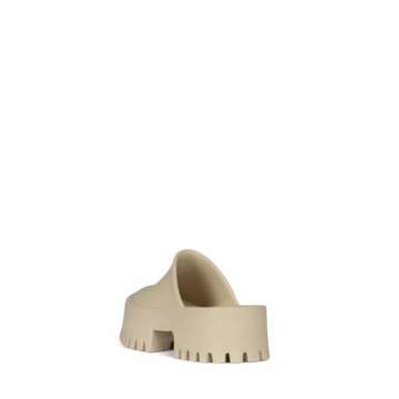 Jeffrey Campbell Womens Slip On Lugged Sole Clogs Ivory 9 Medium (B,M)