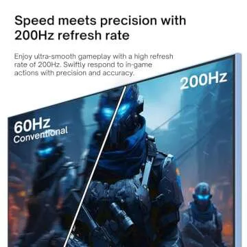 Pixio PX248 Wave Blue 24 inch 200Hz Refresh Rate FHD 1080p Resolution Fast IPS Panel 1ms GTG Response Time Blue Gaming Monitor with Adaptive Sync