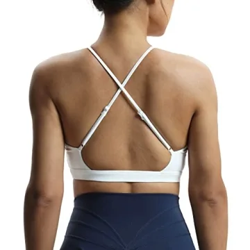Aoxjox Women's Deep V Sports Bras for Active Lifestyle