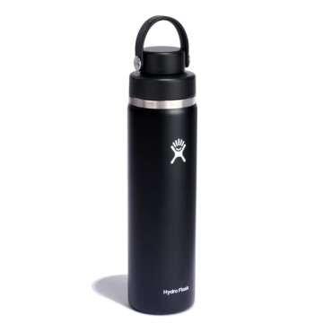 Hydro Flask 24 Oz Wide Flex Chug Cap Black