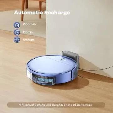 Robot Vacuum and Mop Combo, 2 in 1 Robot Mop and Vacuum, Robotic Vacuum Cleaner with WiFi/App, 2000Pa Suction, 230ML Water Tank, Self-Charging, Slim, Ideal for Hard Floor, Low Pile Carpet, Pet Hair