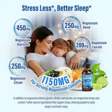 1150mg Liquid Magnesium Glycinate with Omega-3 & Vitamins