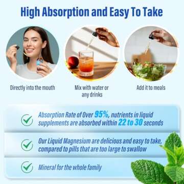 1150mg Liquid Magnesium Glycinate with Omega-3 & Vitamins