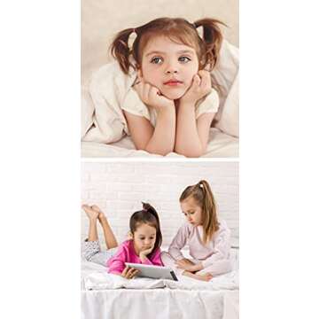 Youxuan Kids Elastics No Damage Colored Hair Bands Fashion Girls Hair Ties 1000 Count Small Size