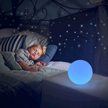 Borelor LED Ball Light 16 Colors Rechargeable Remote Control