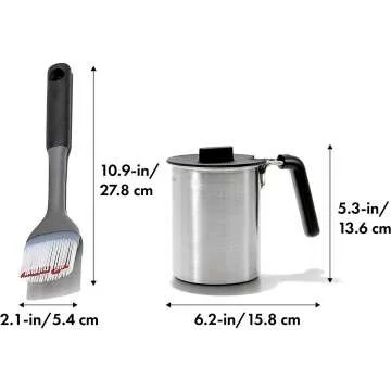OXO Good Grips Basting Pot & Brush for Grilling