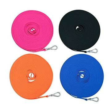 Durable Waterproof Dog Training Leash – 5FT to 50FT Options