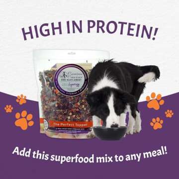 Canine Caviar - Synergy Dehydrated Vegetable Mix, Dog Food Topper, Dehydrated Dog Food, Supplements & Vitamins, Gluten-Free (2.5 Pounds)