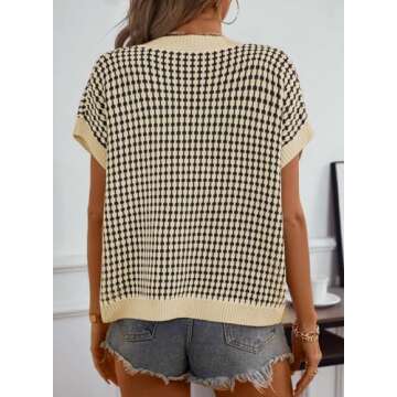 Dokotoo Fashion Casual Summer V Neck Tops for Women