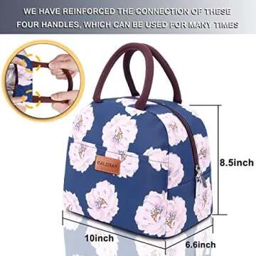 BALORAY Insulated Lunch Bag - Stylish & Functional