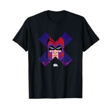 Marvel X-Men '97 Magneto Vintage Classic Comic X Portrait T-Shirt