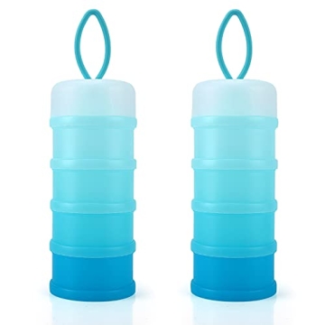 Accmor Baby Formula Dispenser On The Go - BPA Free, Non-Spill Storage Container for Snacks and Milk ...