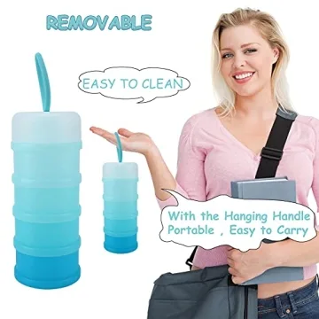 Accmor Stackable Baby Formula Dispenser Perfect for Travel