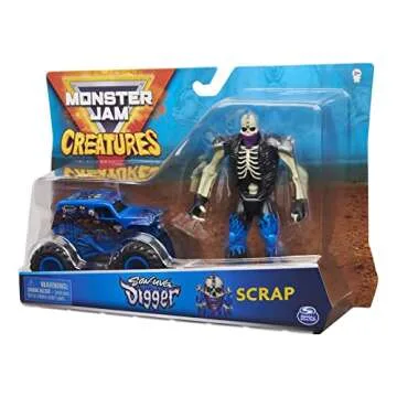 Monster Jam Son-Uva Digger Truck & Scrap Figure Set