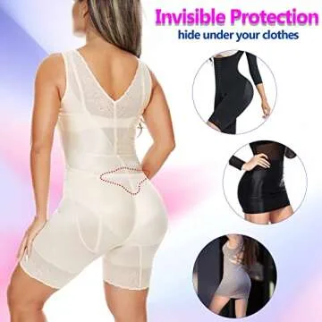 Lipo Foam Back Board, BBL Lumbar Molder, Lipo Board Post Surgery, BBL Post Surgery Supplies, Back Compression Lipo Foam Board, Tabla Moldeadora for BBL & Liposuction Post Surgery Recovery(Black)