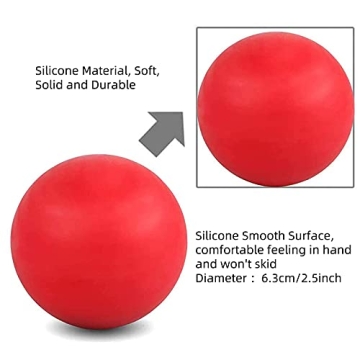 WOVTE Lacrosse Massage Ball for Muscle Relief Anywhere