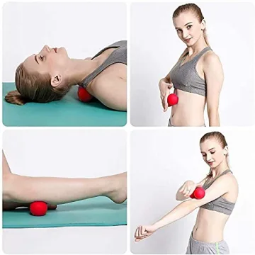 WOVTE Lacrosse Massage Ball for Muscle Relief Anywhere