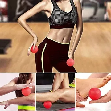 WOVTE Lacrosse Massage Ball for Muscle Relief Anywhere