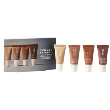 Summer Fridays The Mini Neutrals Lip Butter Balm Set & Complimentary Sheet Masque